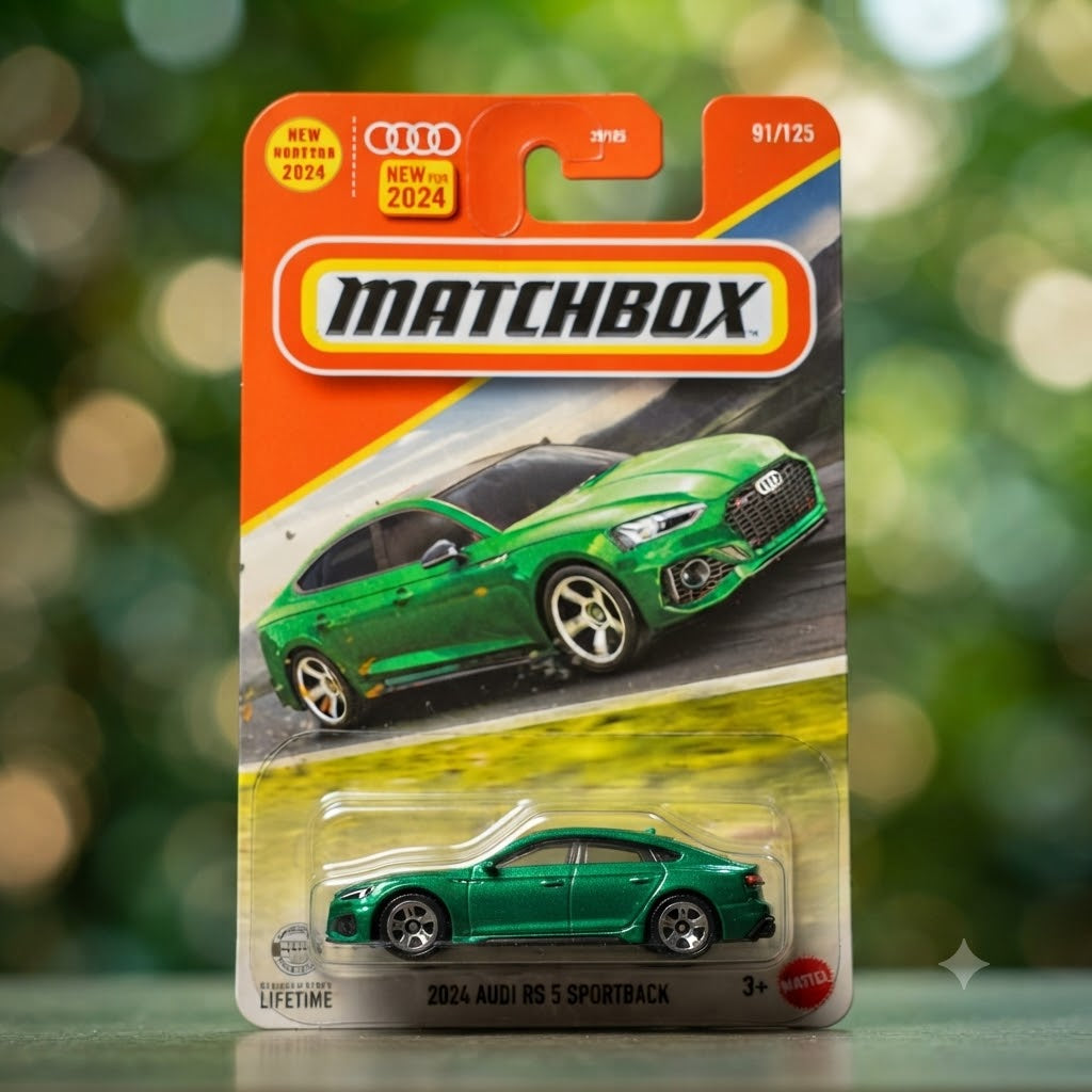 Matchbox 2024 Audi RS 5 Sportback Miniature Alpine Diorama Set