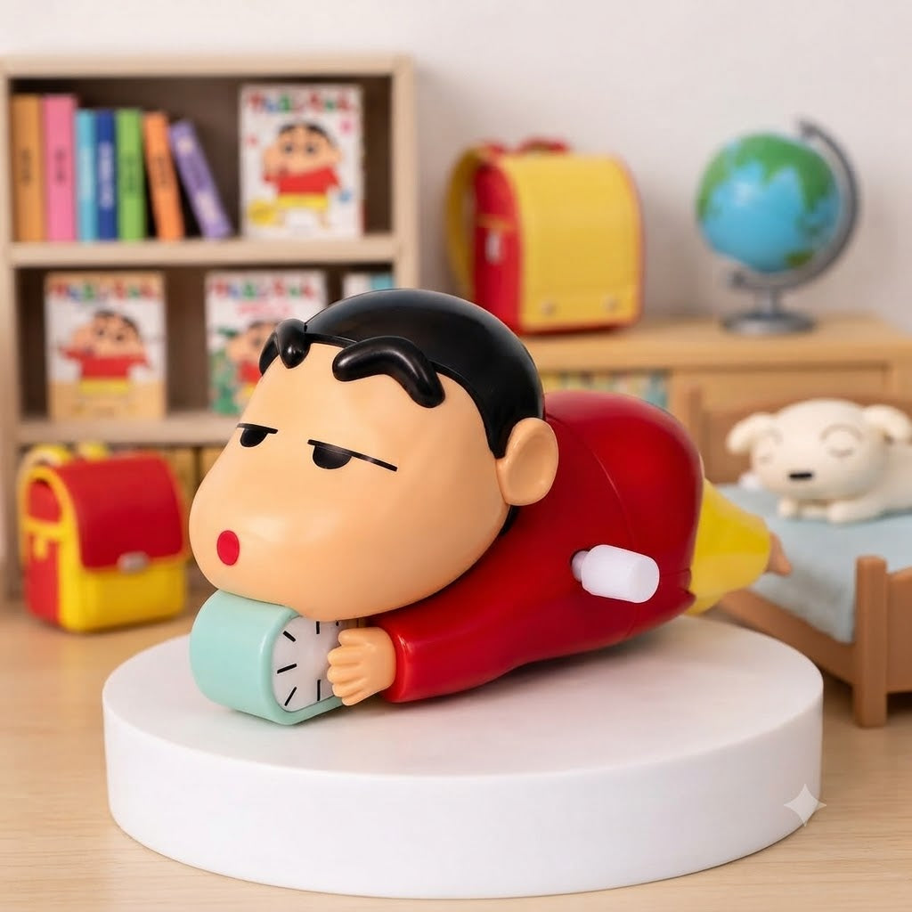 Shin-chan Pajama-Clad Wind-Up Walking Toy - Cute & Nostalgic Collectible