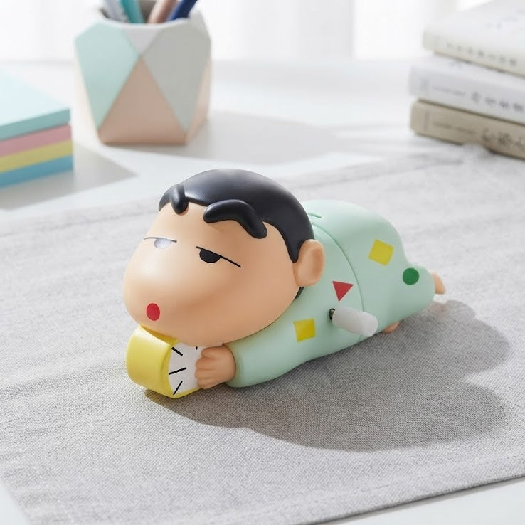 Shin-chan Pajama-Clad Wind-Up Walking Toy - Cute & Nostalgic Collectible