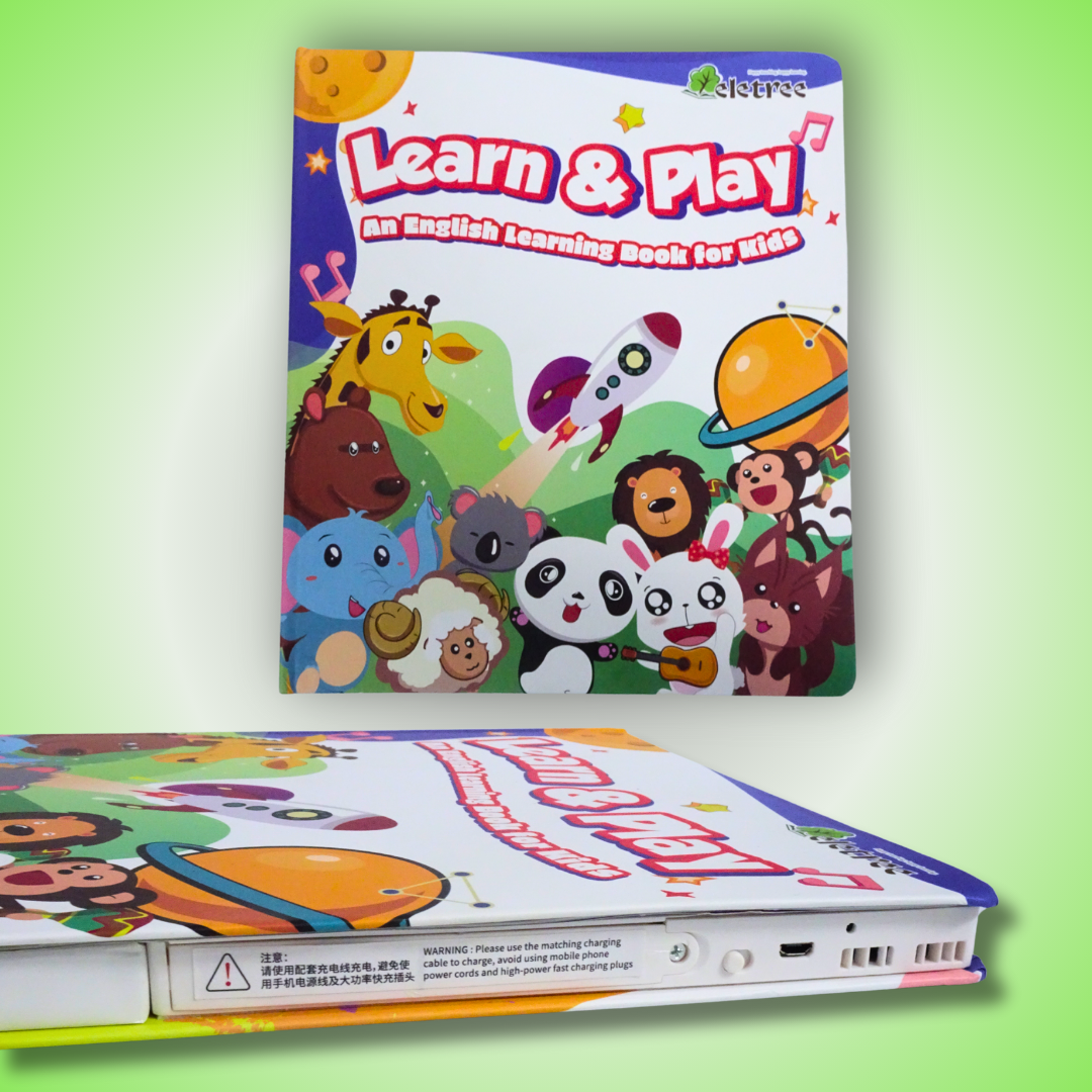 LEARN & PLAY: An English Learning Book for Kids - Rechargeable – KidsBestie