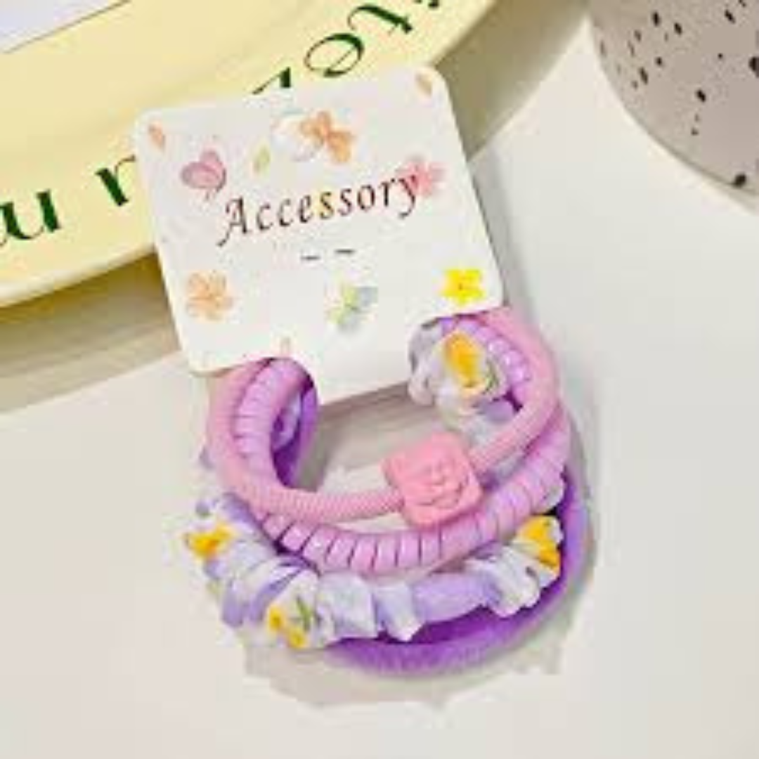 Its a textured ruffle-rimmed hair accessory