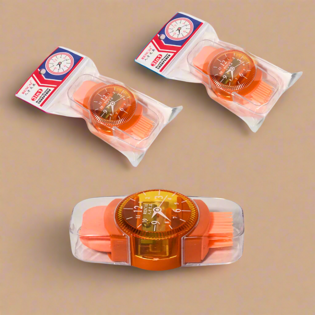 Kidsbestie-sharpener, eraser and brush