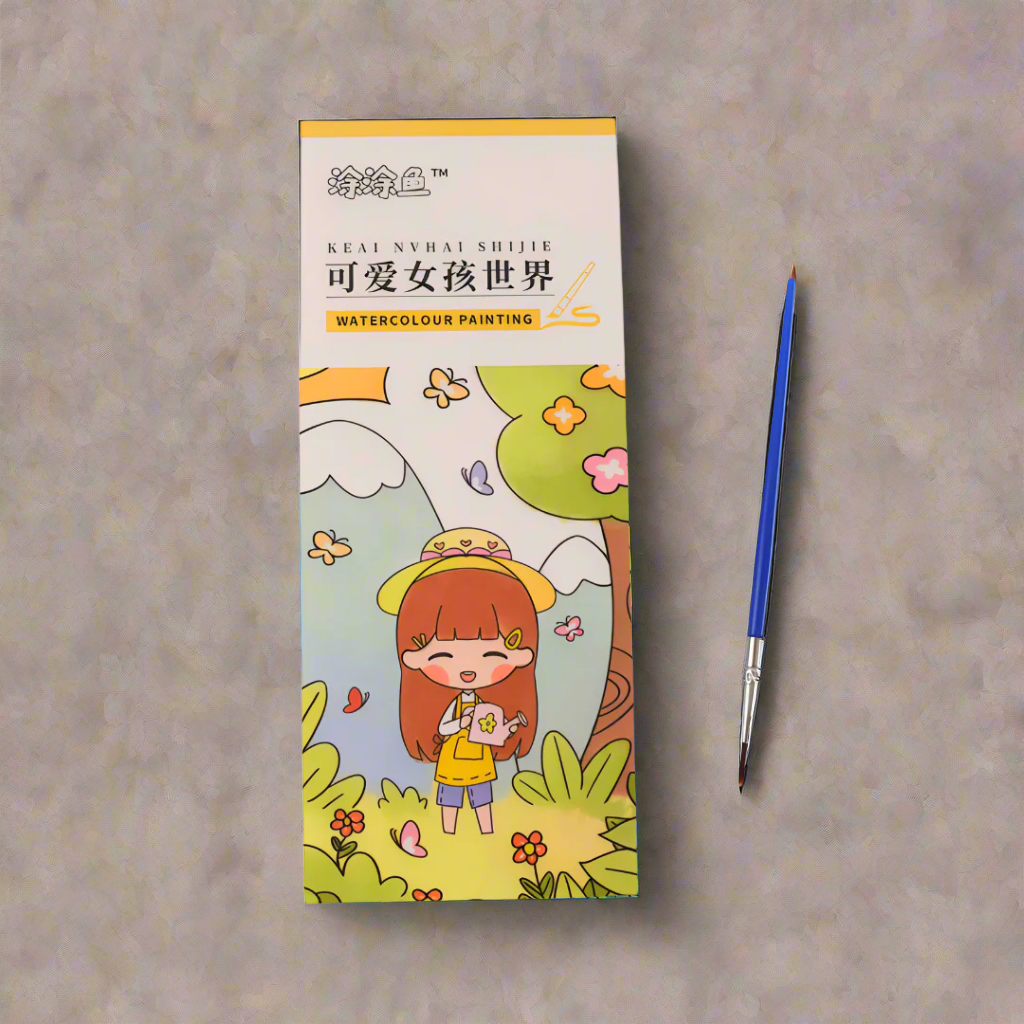 Kidsbestie- Small Painting Book for Age 3