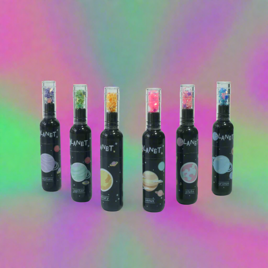 Kidsbestie-Space Theme Bottle Shape Planet Highlighters