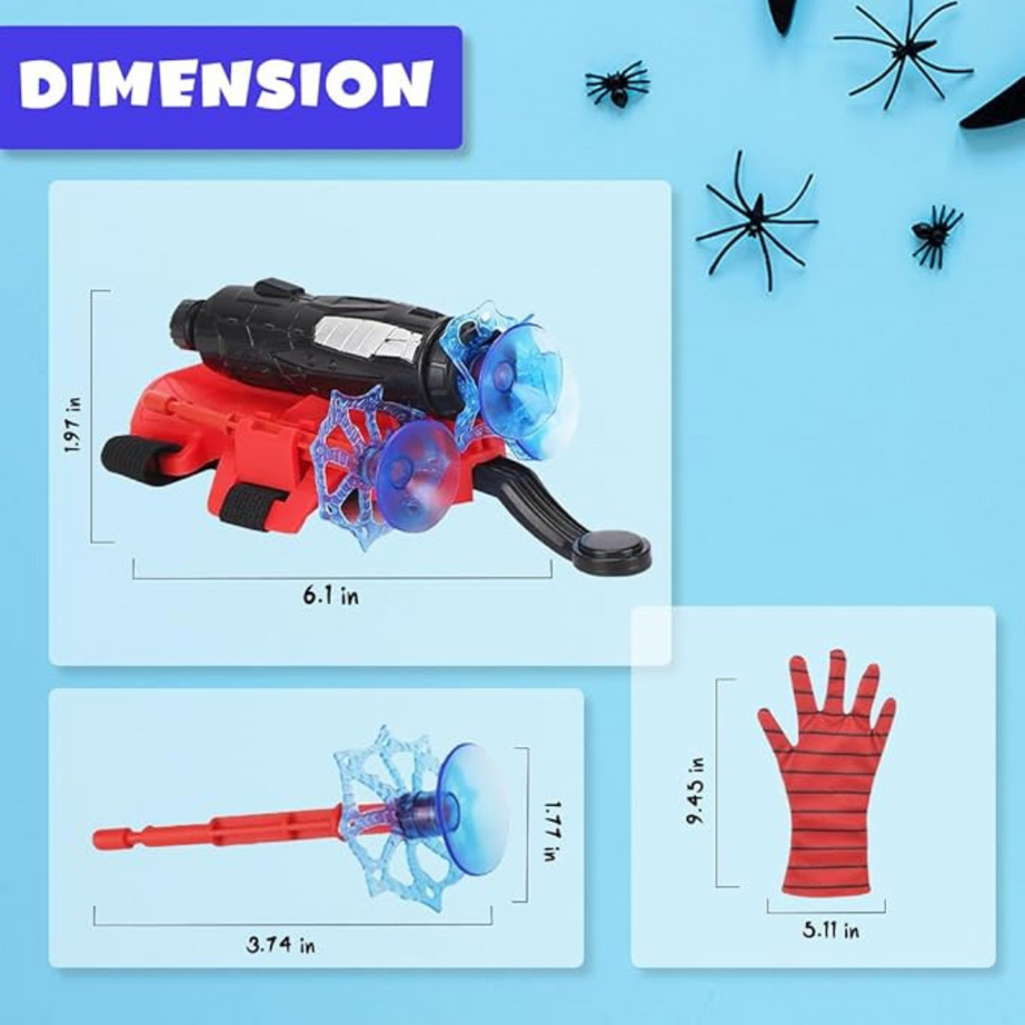 Kidsbestie- Spider web shooter toy
