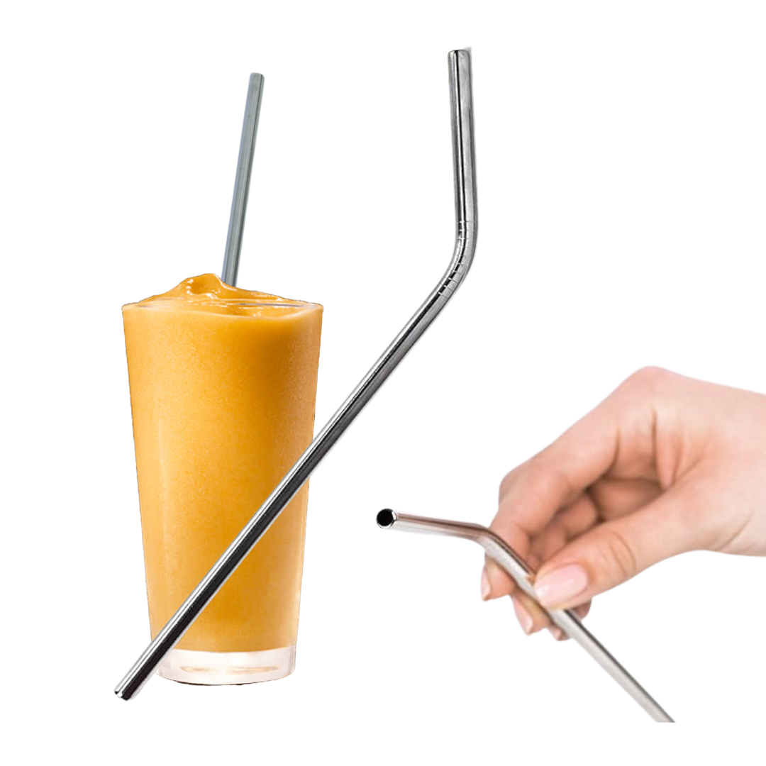 Kidsbestie-Stainless Steel Straws for Adults & kids with Cleaning Brush