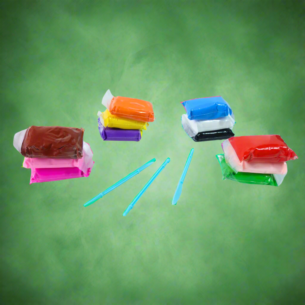 Kidsbestie-Super Light DIY Pack of 12 Air Dry Clay with 3 Tools
