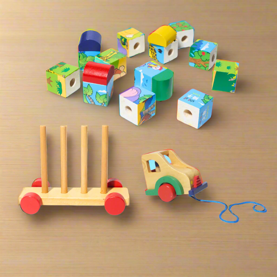 Kidsbestie-Truck with cube puzzle