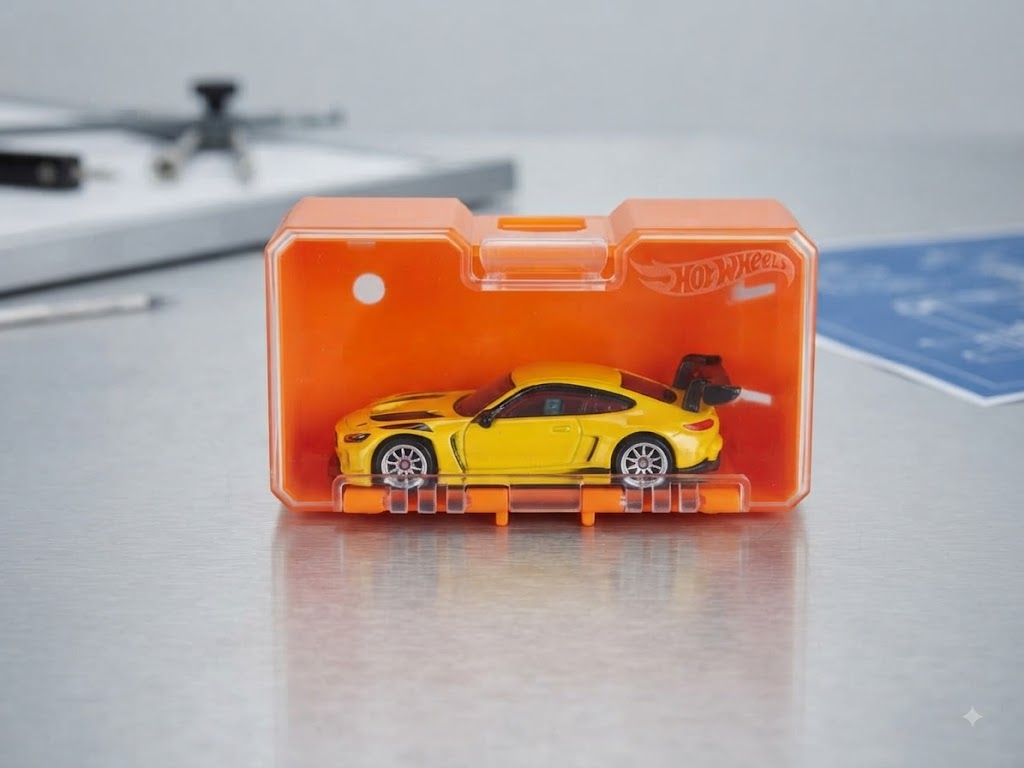 Hot Wheels Ultimate Collector Case & Bonus Golden Car Set