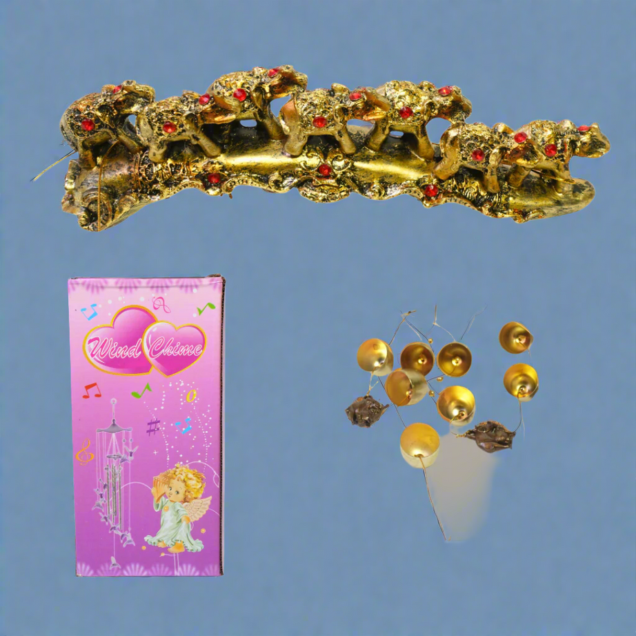 Kidsbestie-Wind Chimney Elephant with Bells