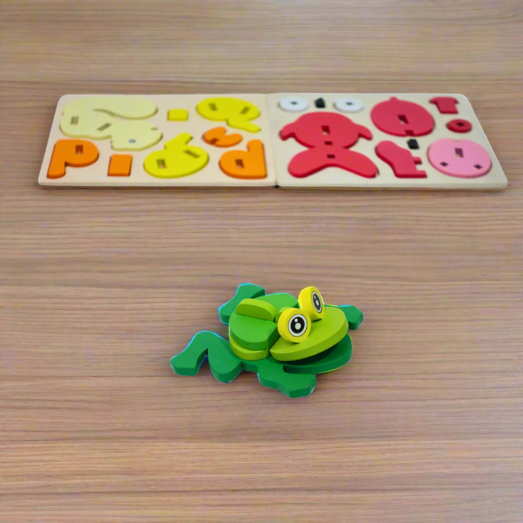 Kidsbestie-Wooden 3D Puzzle for Children-1