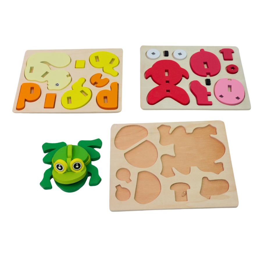 Kidsbestie-Wooden 3D Puzzle for Children-1