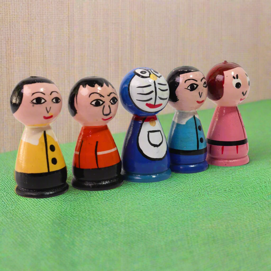 Kidsbestie-Wooden Doraemon set for Kids
