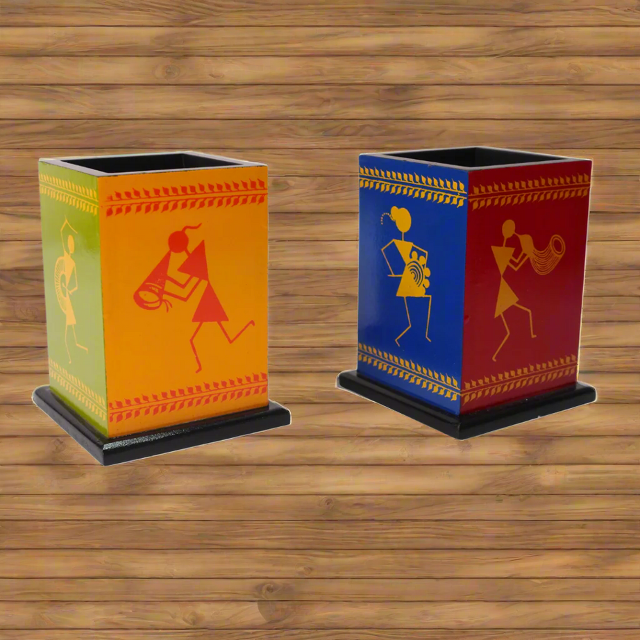 Kidsbestie-Wooden Pen Stand, Pencil Holders