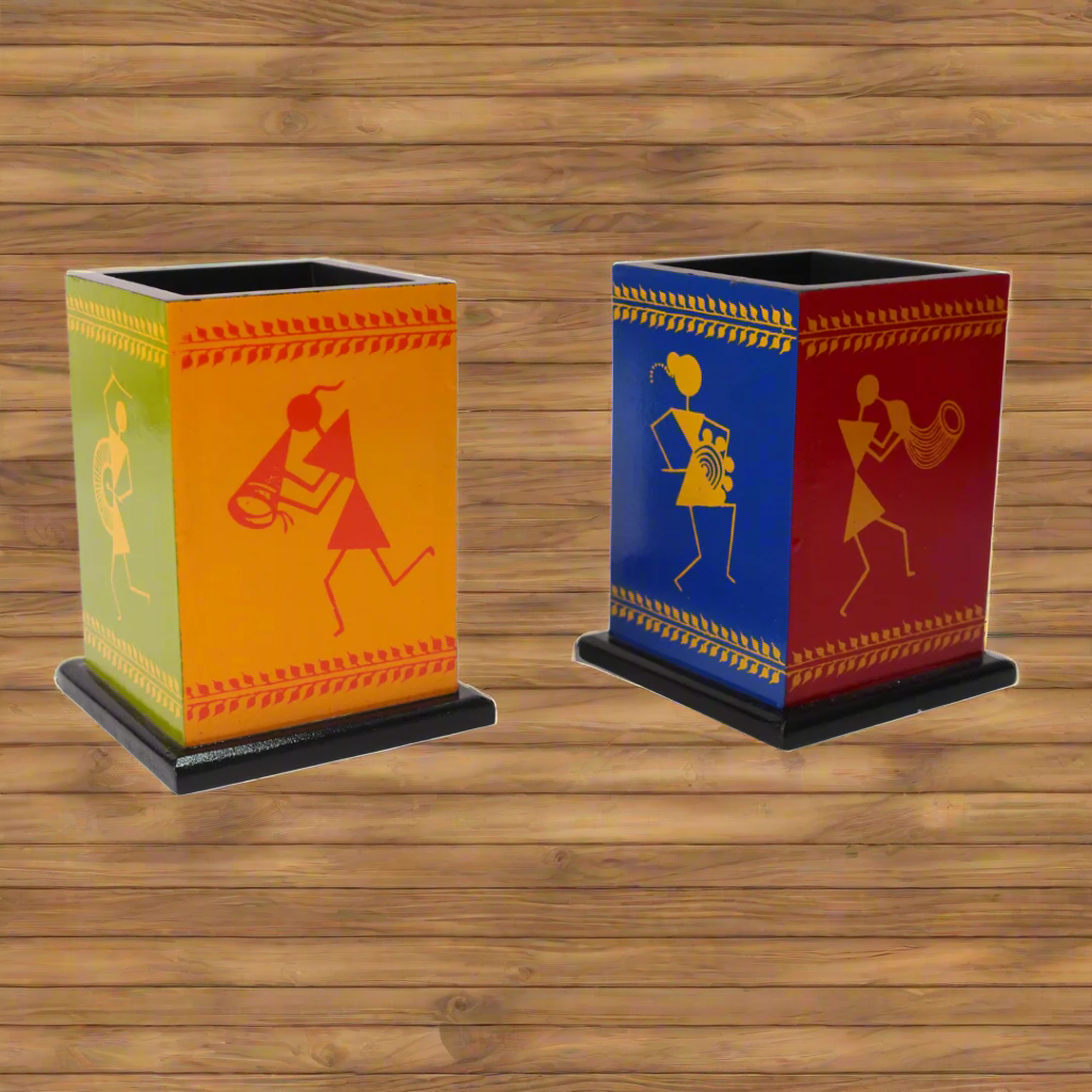 Kidsbestie-Wooden Pen Stand, Pencil Holders