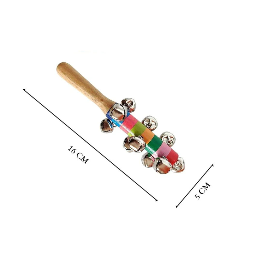 Kidsbestie- Wooden Rainbow Rattle 