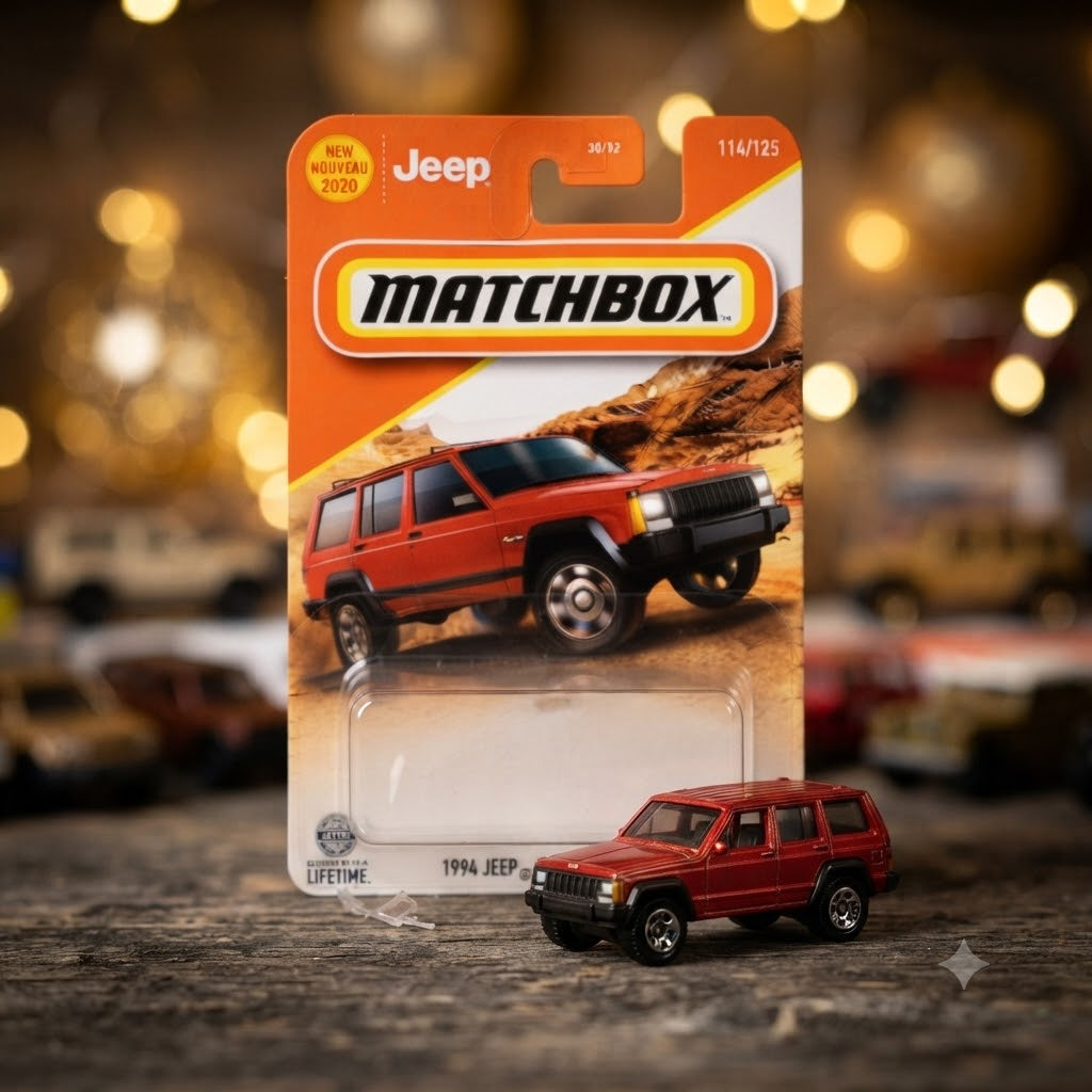Matchbox 1994 Jeep Cherokee Sport Collector's Edition Diorama Set