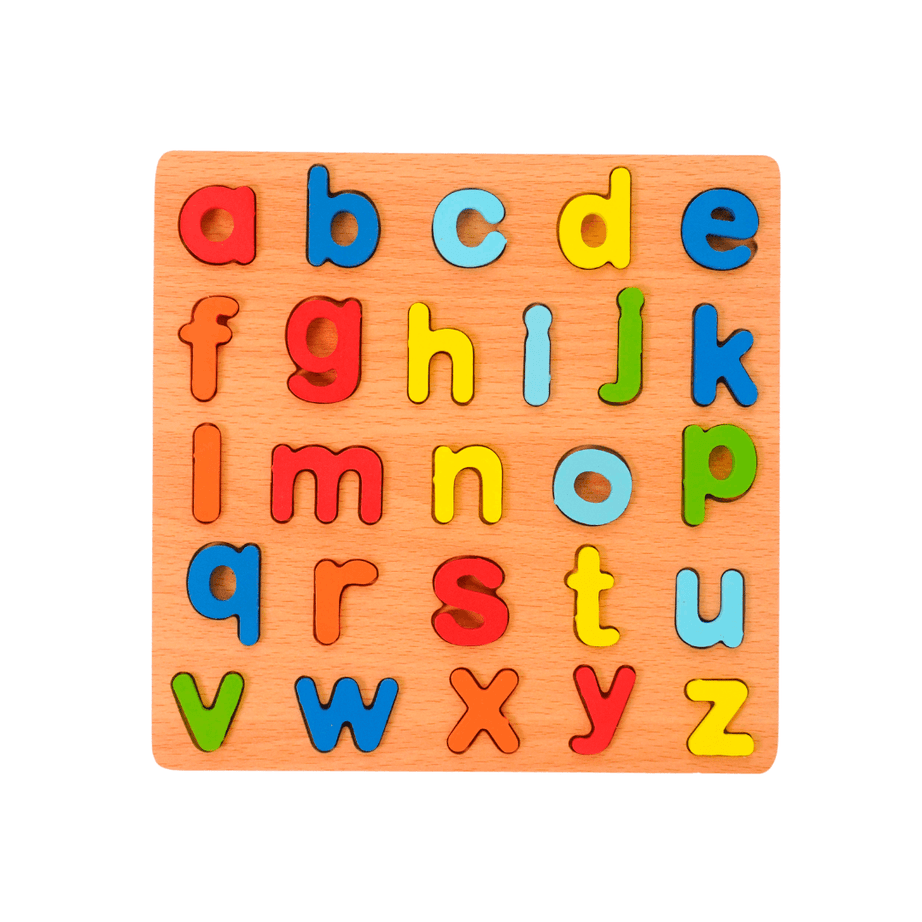 abcde Puzzle (S) English Learning Alphabet 3D Board - Kids Bestie