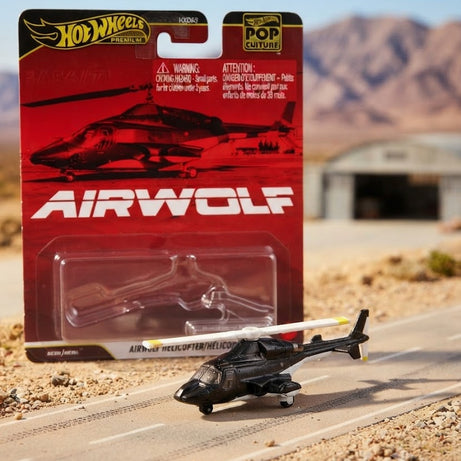 Hot Wheels Pop Culture Premium: Airwolf Helicopter (HXD63)