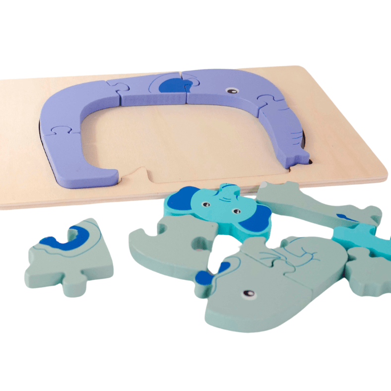 Animals with Babies Puzzle-Random Design will be send - Kids Bestie