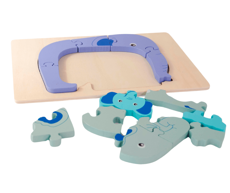 Animals with Babies Puzzle-Random Design will be send - Kids Bestie