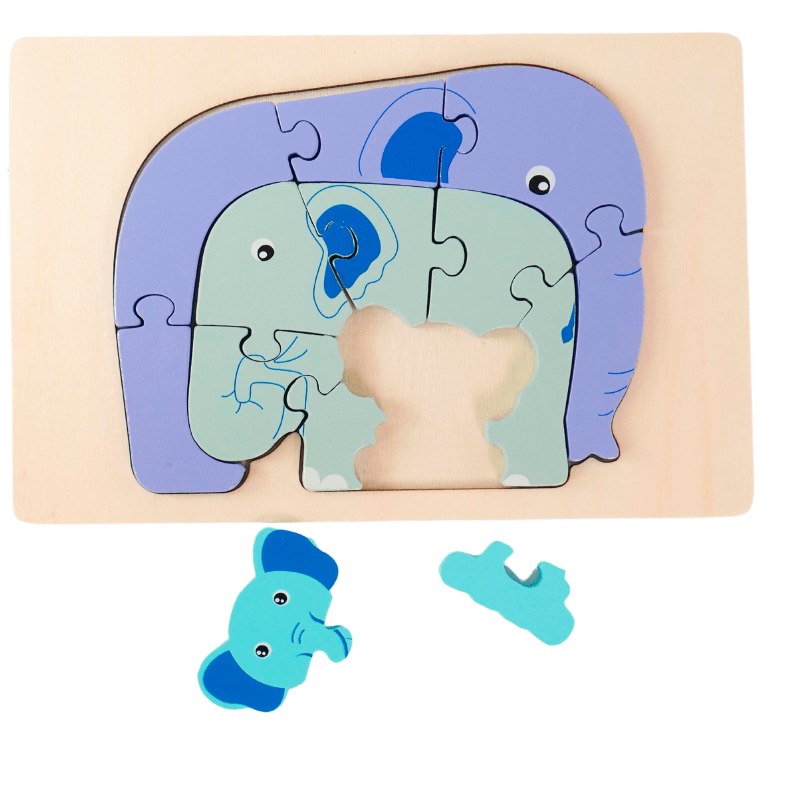 Animals with Babies Puzzle-Random Design will be send - Kids Bestie
