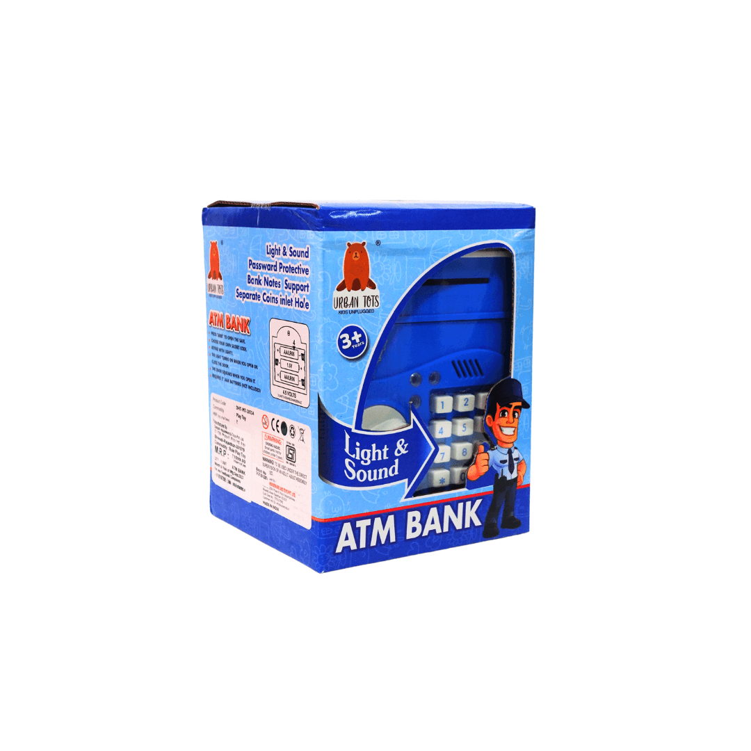 Atm Bank For Kids With Password & Music - Kids Bestie