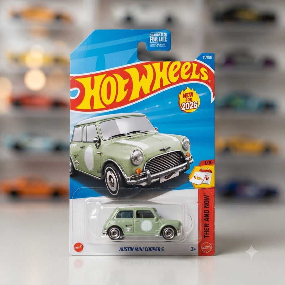 Hot Wheels Collectible Die-Cast Showcase: Austin Mini Cooper S & McMurtry Spéirling
