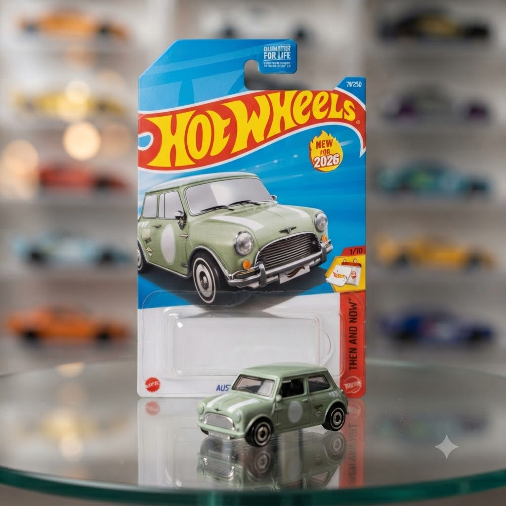Hot Wheels Collectible Die-Cast Showcase: Austin Mini Cooper S & McMurtry Spéirling