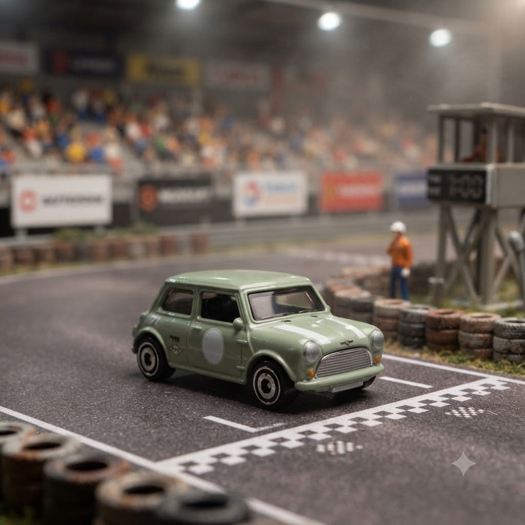 Hot Wheels Collectible Die-Cast Showcase: Austin Mini Cooper S & McMurtry Spéirling