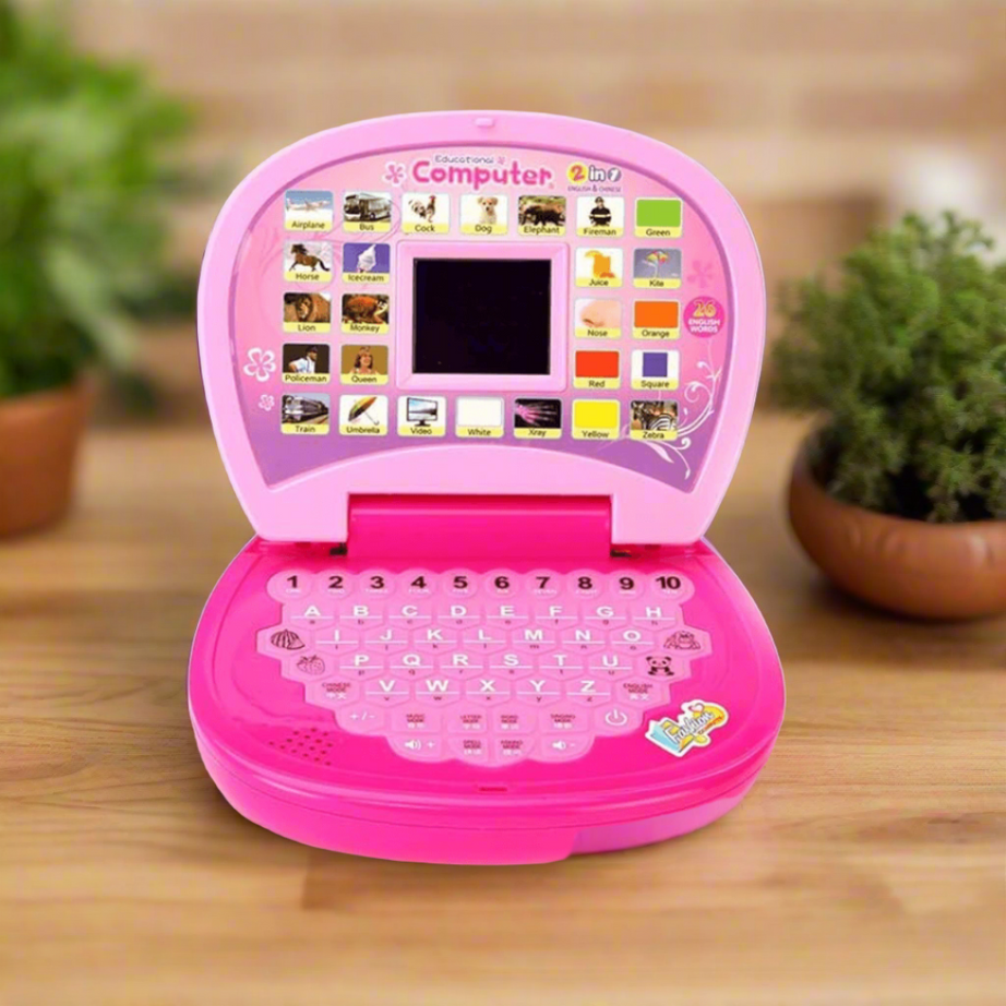 Baby Laptops with sound and music(Random colour & design will be send) - Kids Bestie