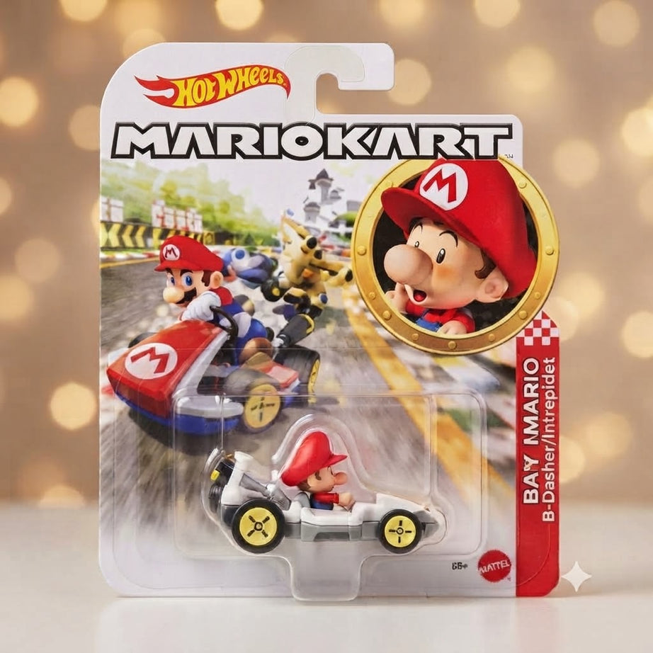 Hot Wheels Mario Kart — Baby Mario (B-Dasher/Intrepidet)