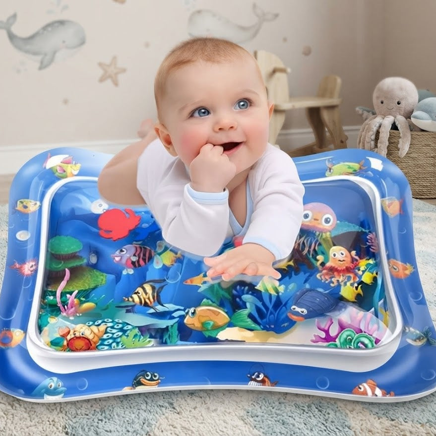 Leakproof Inflatable Baby Water Tummy Time Mat