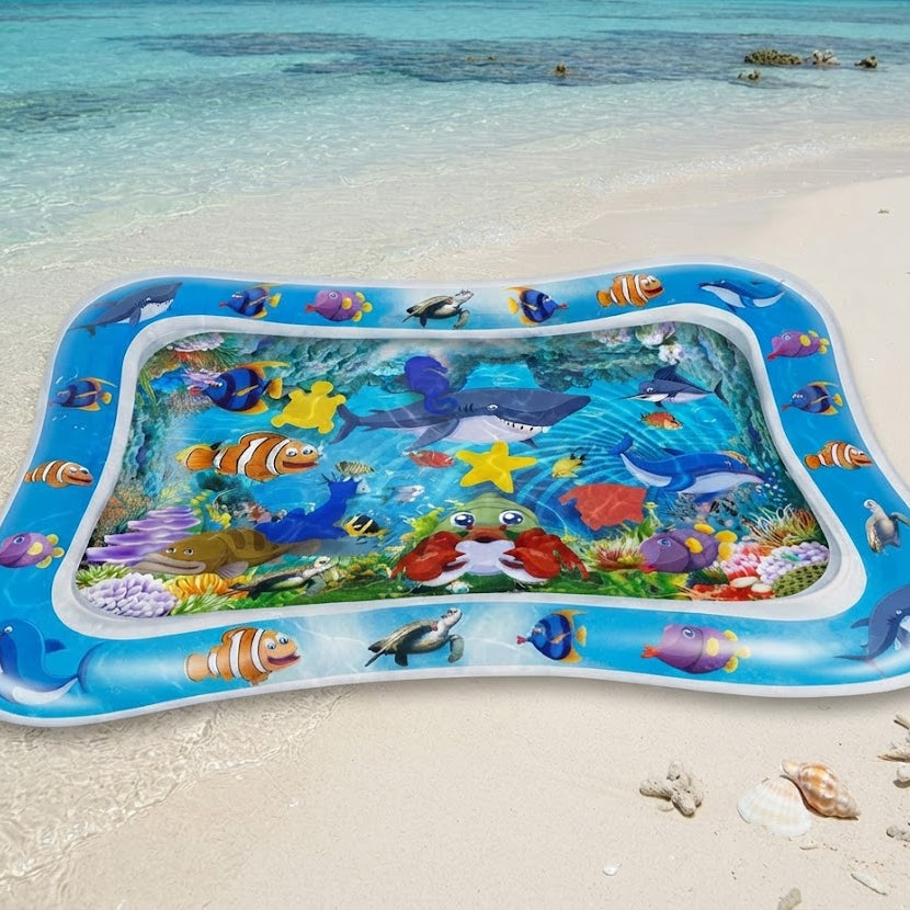 Leakproof Inflatable Baby Water Tummy Time Mat