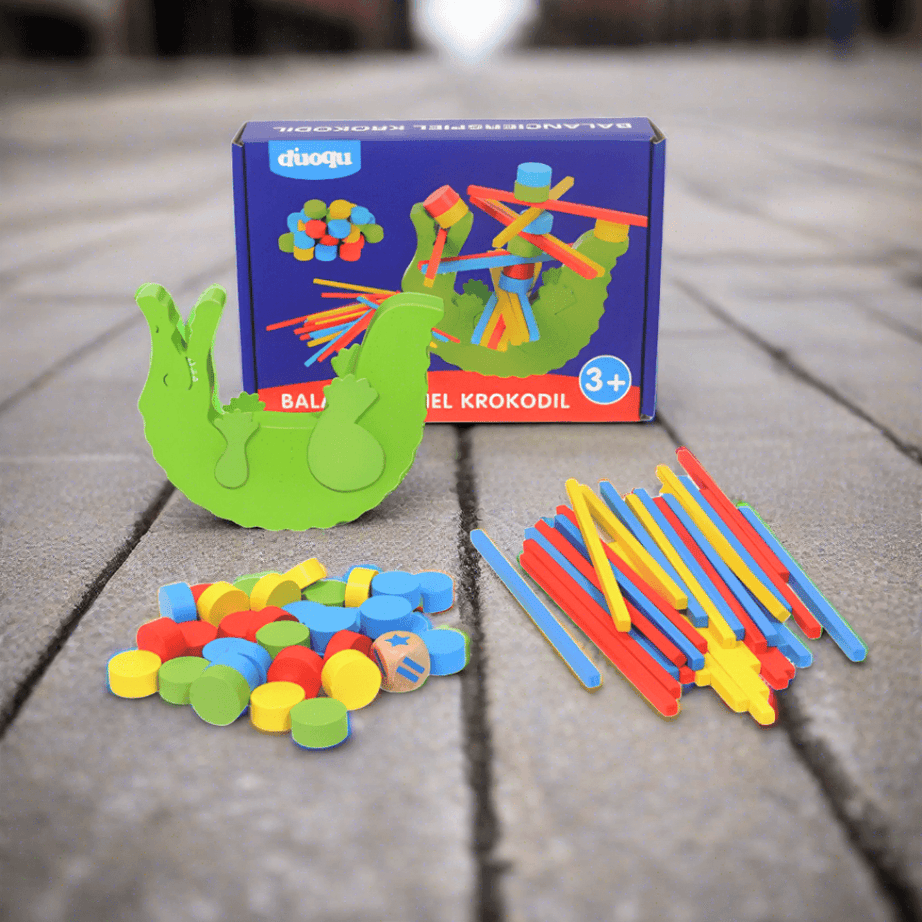 BALANCIERSPIEL KROKODIL Game for Kids Age 3+ - Kids Bestie
