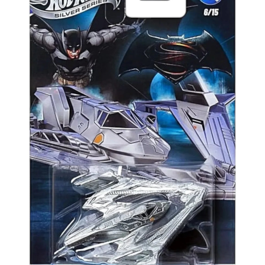 Hot Wheels Silver Series Batman vs Superman Batwing Die-Cast Vehicle