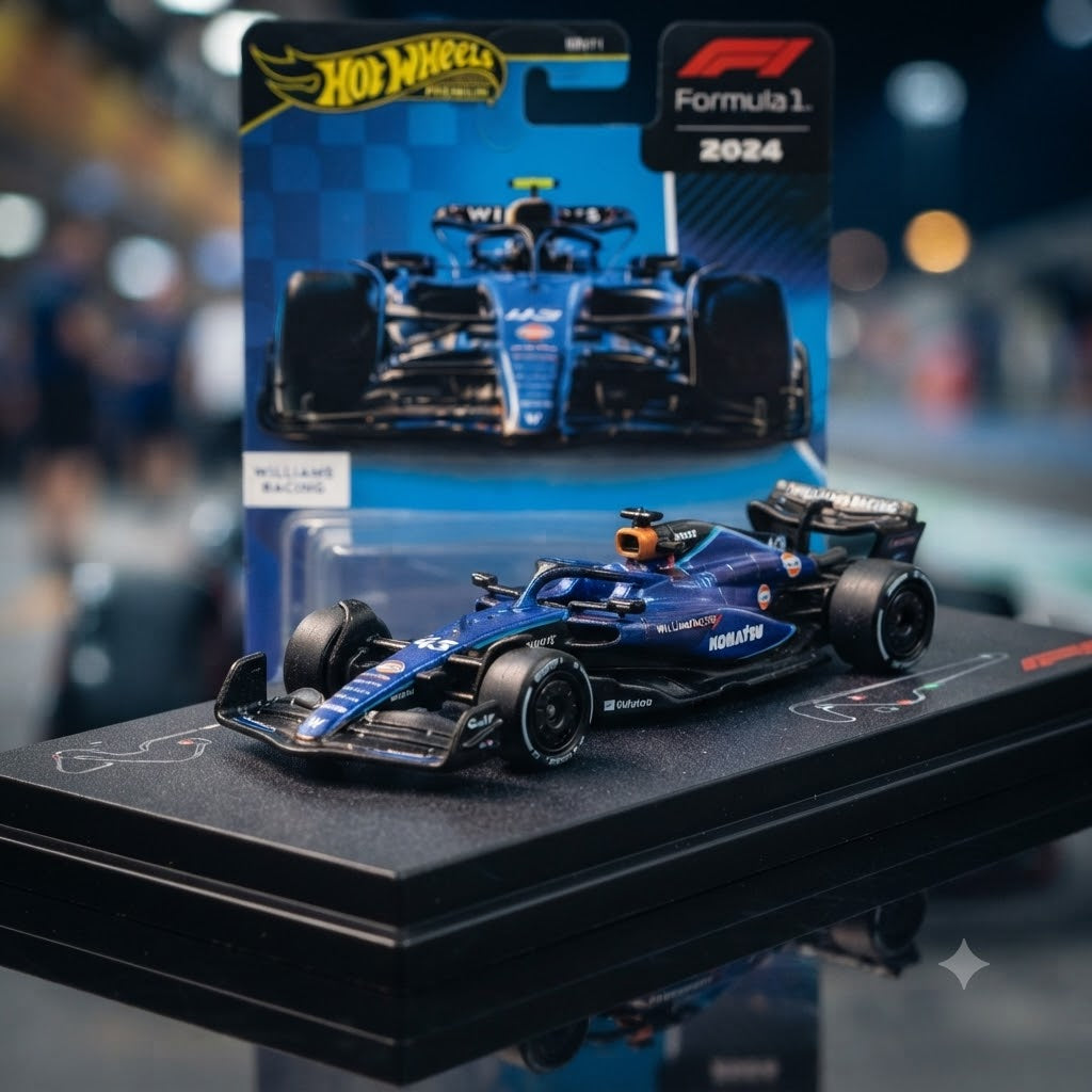 Williams Racing FW46 2024 Hot Wheels Premium Formula 1 Diecast Collectible