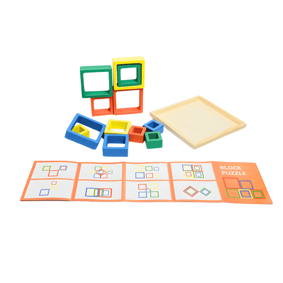 Block Puzzle & Geometric Puzzle for Kids Age 3 - Kids Bestie