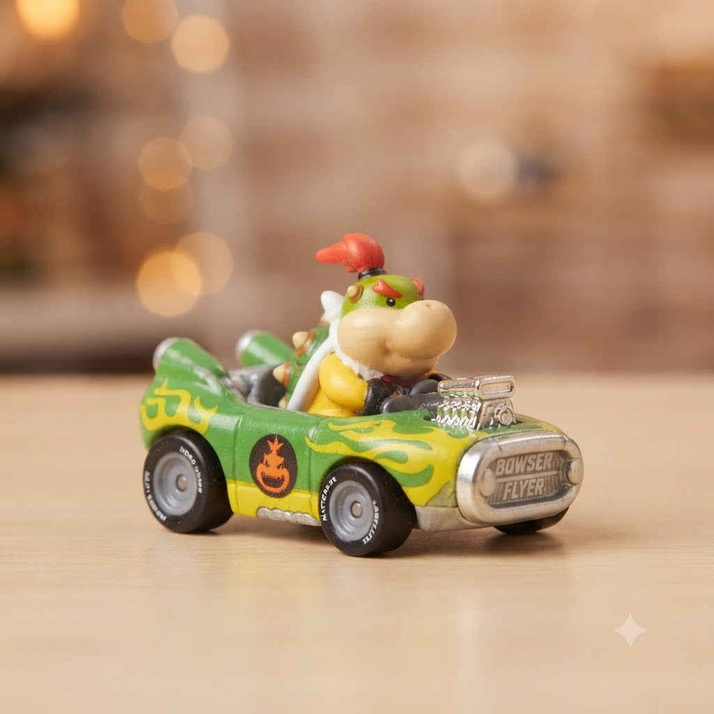 Hot Wheels Mario Kart Bowser Jr. "Bowser Flyer" Die-Cast Vehicle