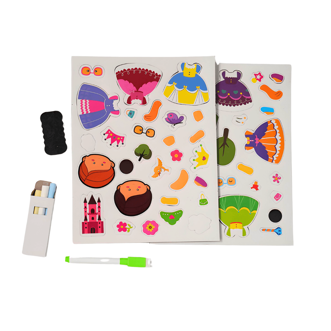 Change the Princess Dress Puzzle - Kids Bestie