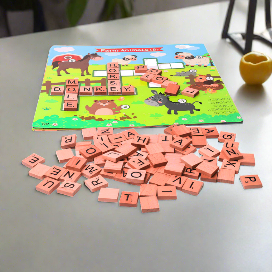 Children's Crossword Puzzle Game for Kids Age 3+ - Kids Bestie