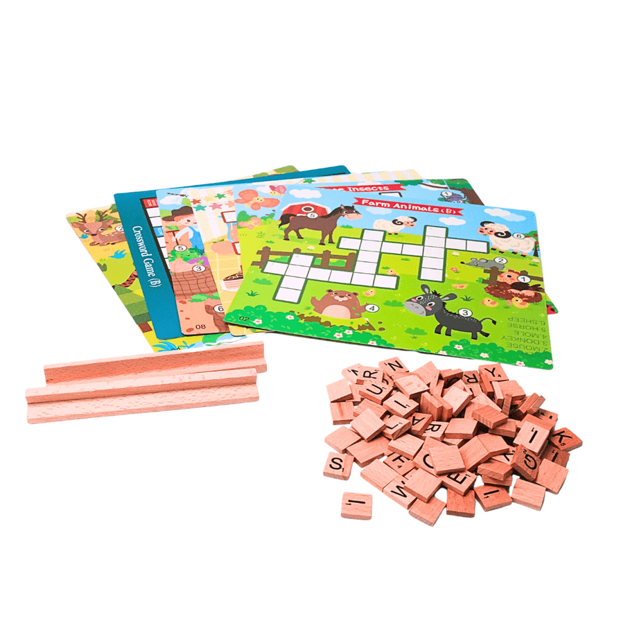 Children's Crossword Puzzle Game for Kids Age 3+ - Kids Bestie