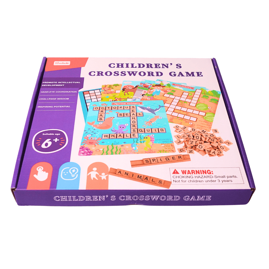 Children's Crossword Puzzle Game for Kids Age 3+ - Kids Bestie