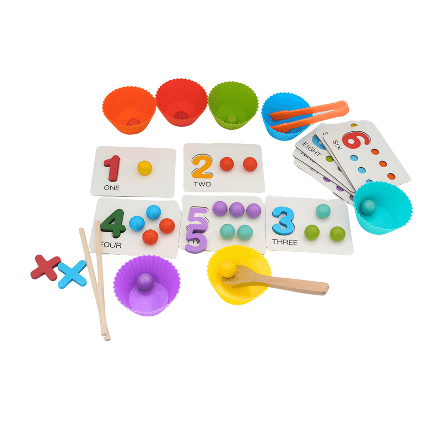 Clip Beads Matching Game - Kids Bestie