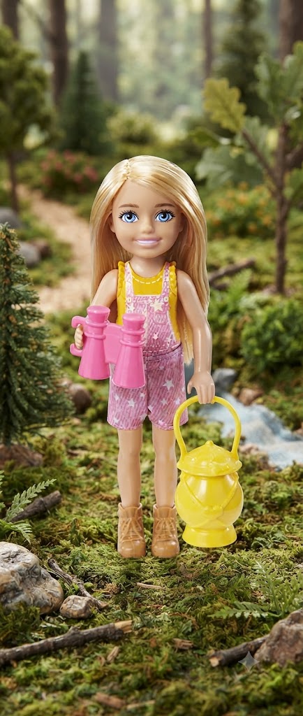 6 inches blonde doll
