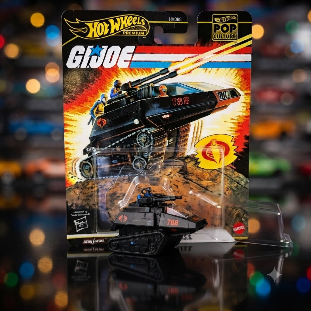 Hot Wheels Pop Culture: G.I. Joe Cobra H.I.S.S. Tank (Die-Cast Miniature)