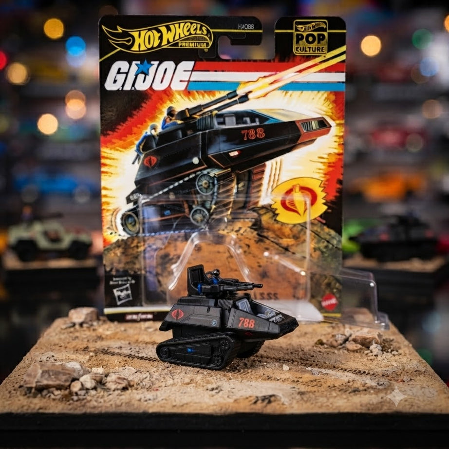Hot Wheels Pop Culture: G.I. Joe Cobra H.I.S.S. Tank (Die-Cast Miniature)