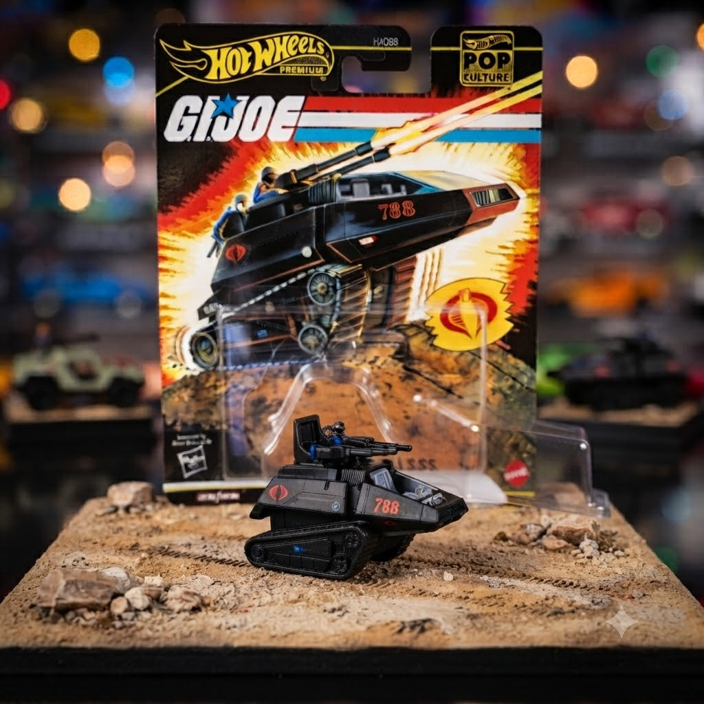 Hot Wheels Pop Culture: G.I. Joe Cobra H.I.S.S. Tank (Die-Cast Miniature)