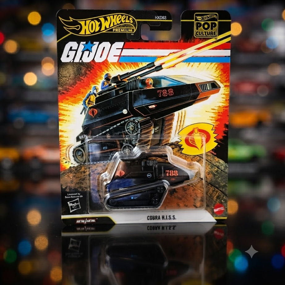 Hot Wheels Pop Culture: G.I. Joe Cobra H.I.S.S. Tank (Die-Cast Miniature)