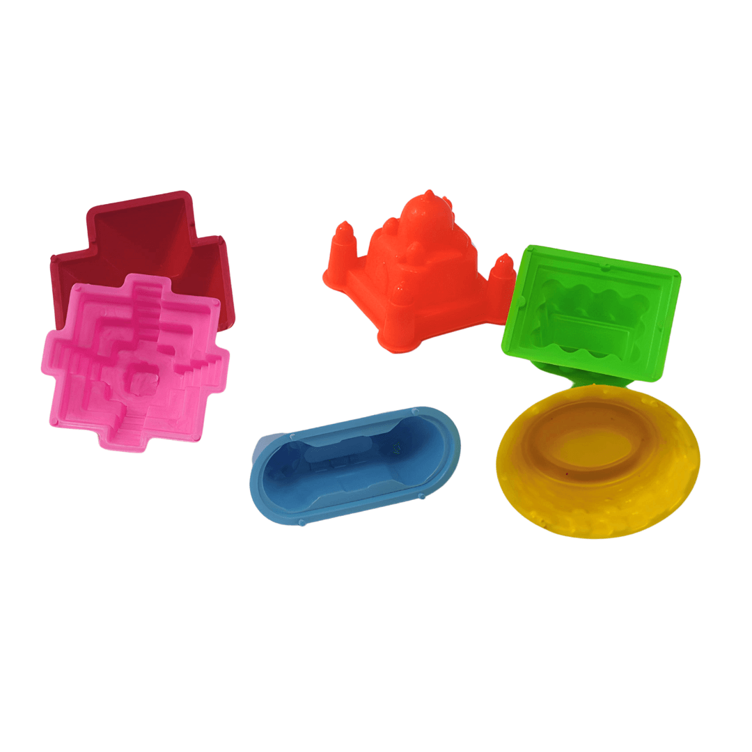 Colourful Miracle Sand with moulding Castle Kids Bestie